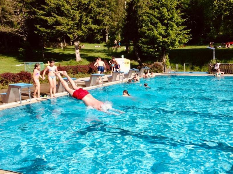 Ferienappartement mit Schwimmbad und Alpenblick Höchenschwand Exterior foto